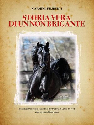 cover image of Storia vera di un non brigante